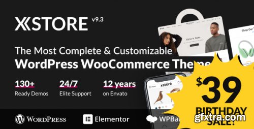 Themeforest - XStore | Multipurpose WooCommerce Theme 15780546 v9.3.12 - Nulled