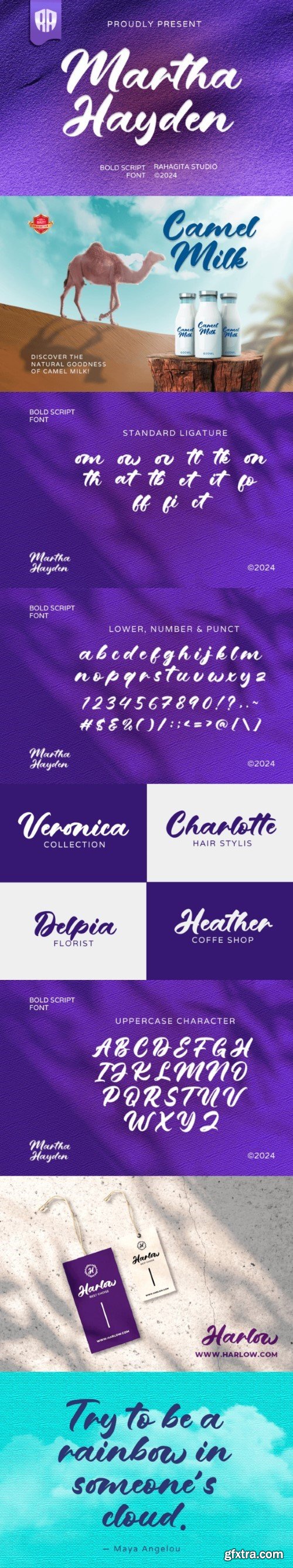 Martha Hayden Font