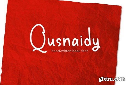 Qusnaidy - Handwritten Book Font D723YFK