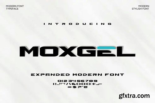 Moxgel Font TUF3CVB