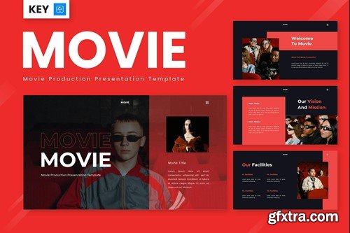 Movie - Movie Production Keynote Templates 8VDPWVL