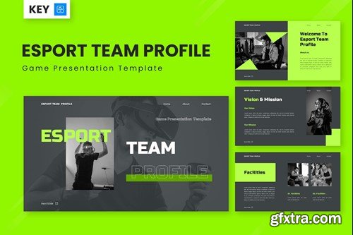 Espor Team Profile - Game Keynote Templates X3KEUPM