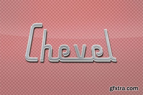 Chrome Metal Text Effect 7FGTPLN