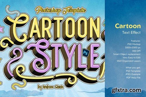 Cartoon Style Text Effect YY6QZTC