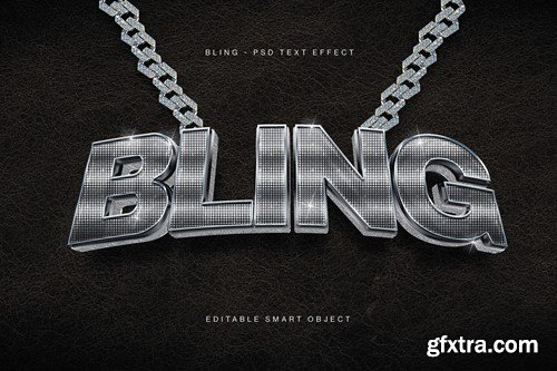 Bling Text Effect PCXA5PQ