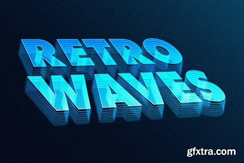 90s Synthwave Text Effect ZW4GK2V