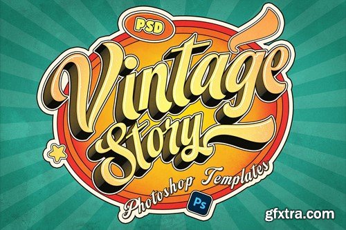 Retro Vintage Text Effects QEMPN4Z