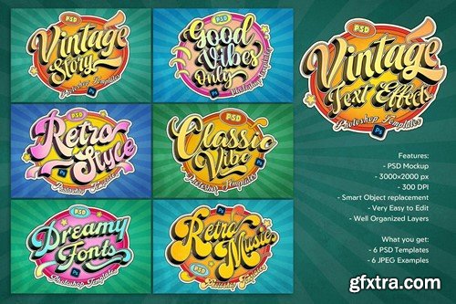 Retro Vintage Text Effects QEMPN4Z