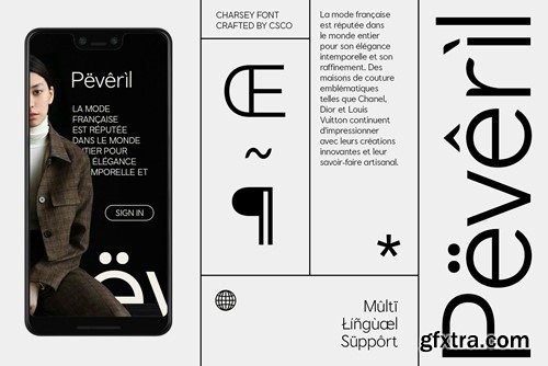 Charsey – Modern Font 9P3ZVJ5