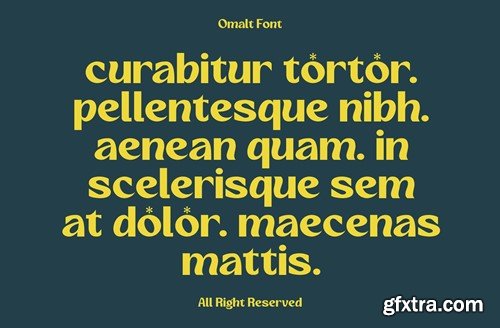 Omalt - Sans Serif Display Font 9N556MQ