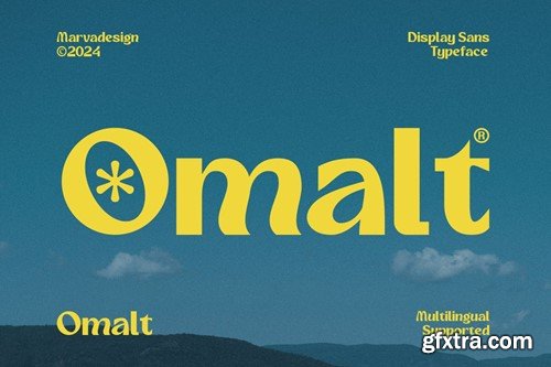 Omalt - Sans Serif Display Font 9N556MQ