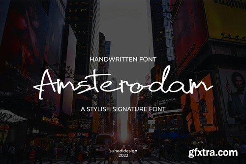 Amsterodam Handwritten Script Font 7V2AF8T