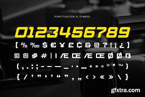 Rocken - Futuristic Racing Sport Font (2 Styles) K5NRXUR