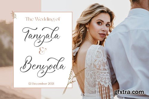 Omeliana - Wedding Font XY24G63