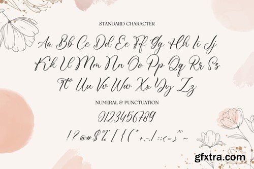 Omeliana - Wedding Font XY24G63