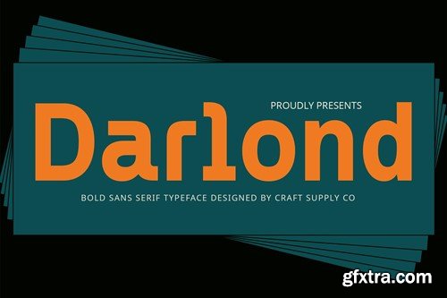 Darlond – Bold Sans Serif K97DCXZ