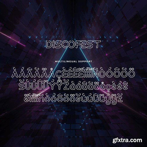 Discofest - Futuristic Modern Font QSDZPCQ