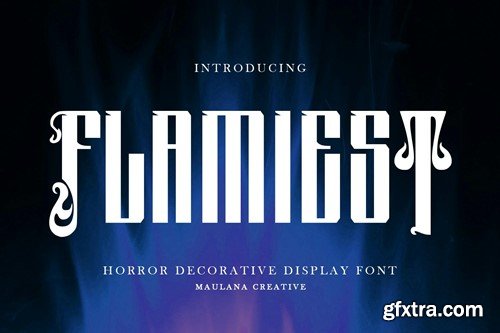 Flamiest Horror Display Font KPV2RJZ