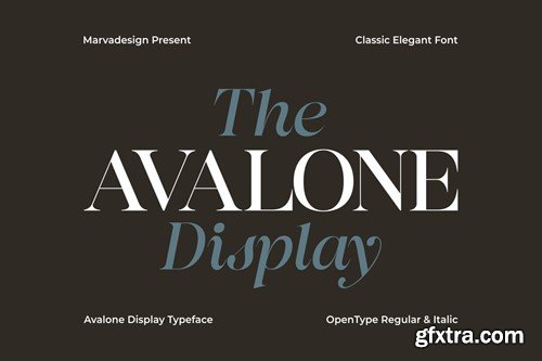 Avalone - Serif Display Font VUYZBBY