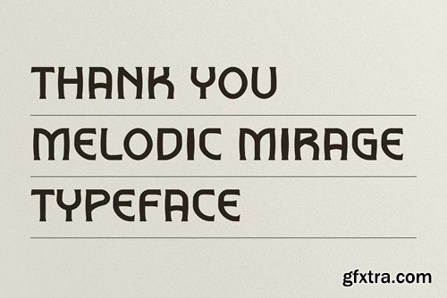 Melodic Mirage - Vintage Typeface QHZ2MKR