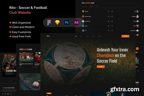 Rito - Soccer & Football Club Website YSEN4LB