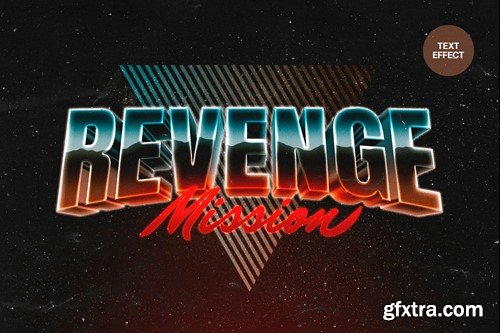 Cosmic Retrowave Text Effect H7FVE67