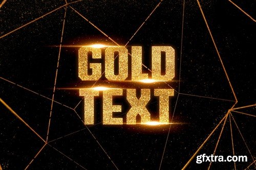 Gold Text Effect KZECRZB