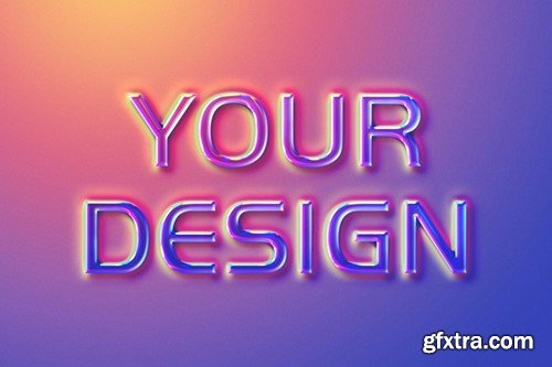 Gradient Holo Text & Logo Effect 6XDGSAZ