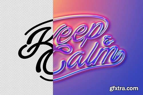 Gradient Holo Text & Logo Effect 6XDGSAZ