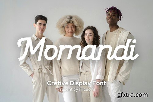 Momandi | Creative Display Font JUH2ZKW