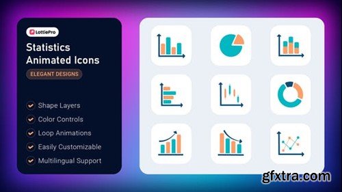 Videohive Statistics Animated Icons 53043856