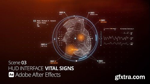 Videohive HUD Interface Vital Signs 03 Ae 53093743