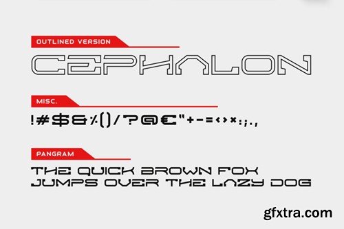 Cephalon Typeface ZG6D2J7