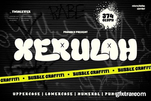 Xerulah - Bubble Graffiti Font XL7MWFF