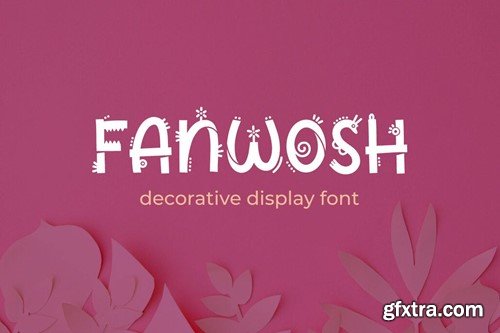 Fanwosh - Decorative Display Font QLMJ5M3