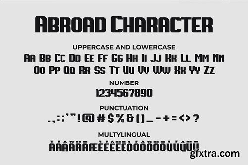 Abroad Bold Display N4SNK3V