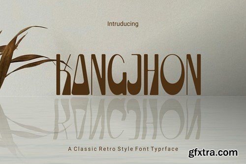 KANGJHON - Classic Retro Typeface JDZXJ5R