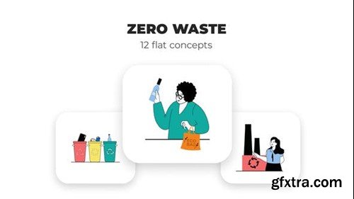 Videohive Zero Waste - Flat Copcepts 53059019