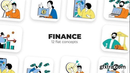 Videohive Finance - Flat Concepts 53058481