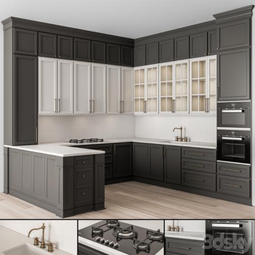 Kitchen Neo Classic Black and White - Set 48