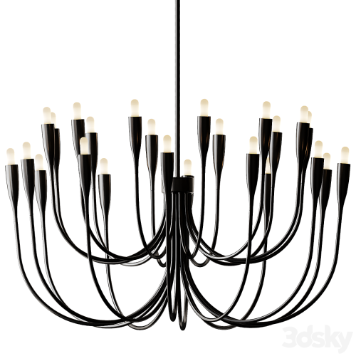 Liona Brass Candelabra Chandelier Light