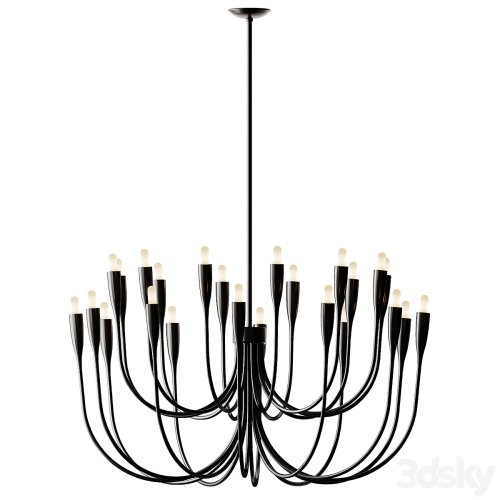 Liona Brass Candelabra Chandelier Light