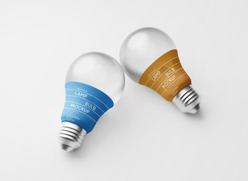 Lamp Bulb Mockup