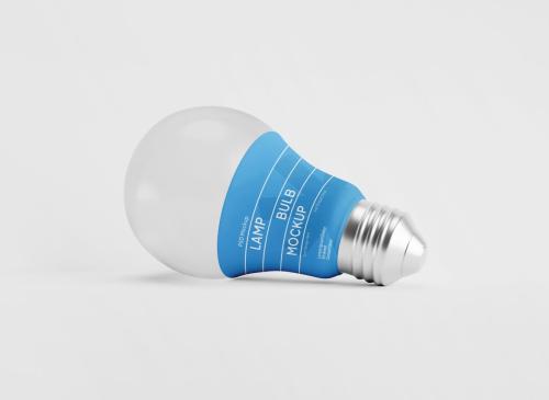 Lamp Bulb Mockup