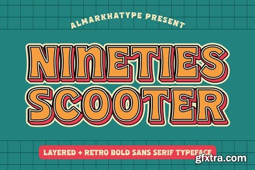 90’s Scooter - Retro Display Font G4FYZT6