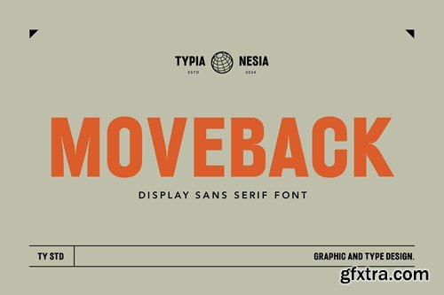 Moveback - Display Sans Condensed Font 7PLGMCZ