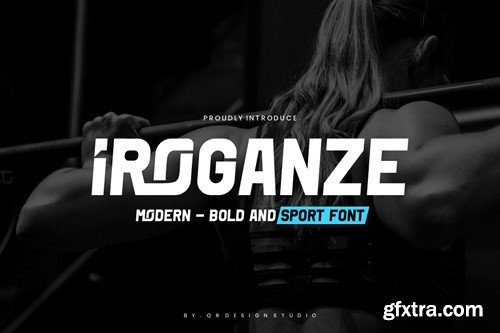 Iroganze - Thick & Sport Font AAZLRXL