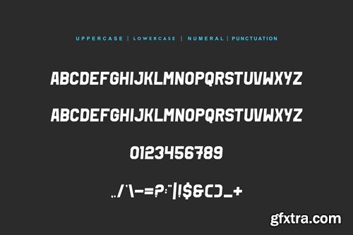 Iroganze - Thick & Sport Font AAZLRXL