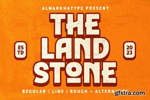 The Landstone – Ultimate Retro Font JPZ72R8