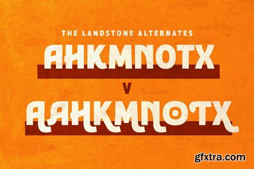 The Landstone – Ultimate Retro Font JPZ72R8